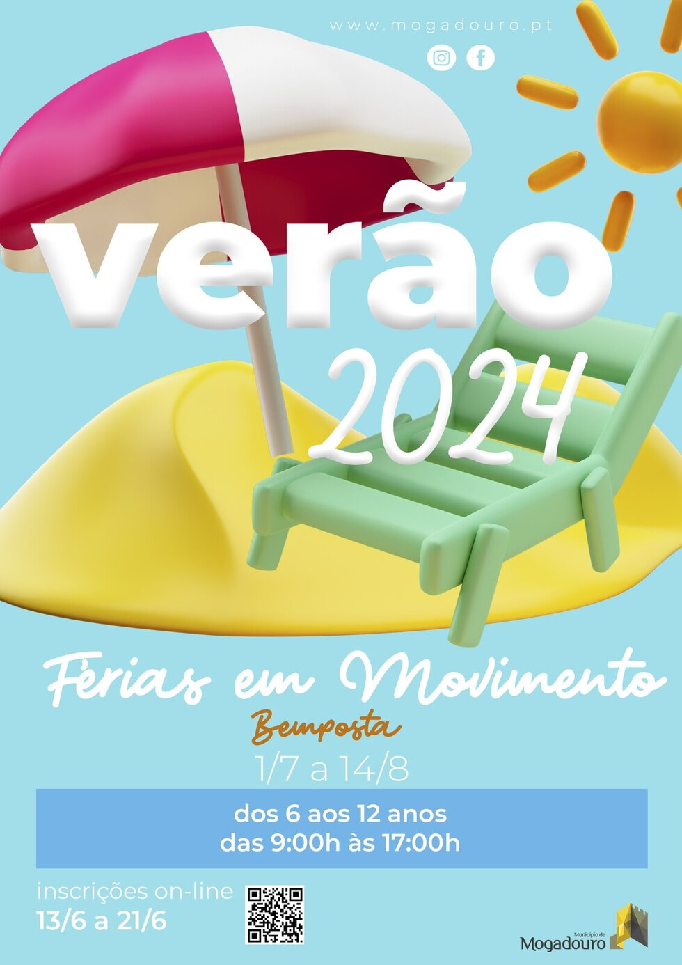 Cartaz FM Verão 2024 Bemposta