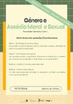 cartaz Formação Género e  Assédio Sexual e Moral VERSO II 