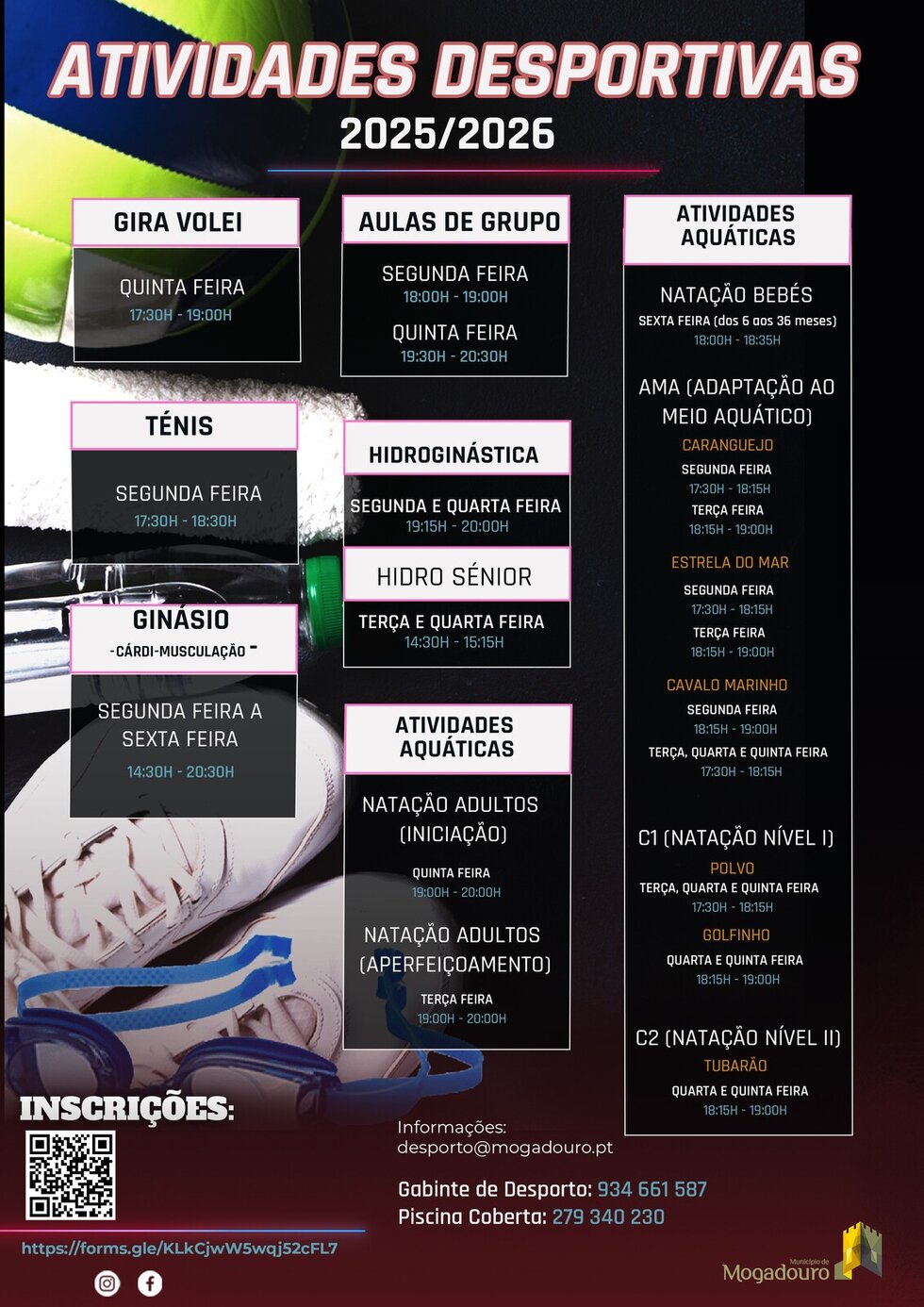 Atividades desportivas 2025